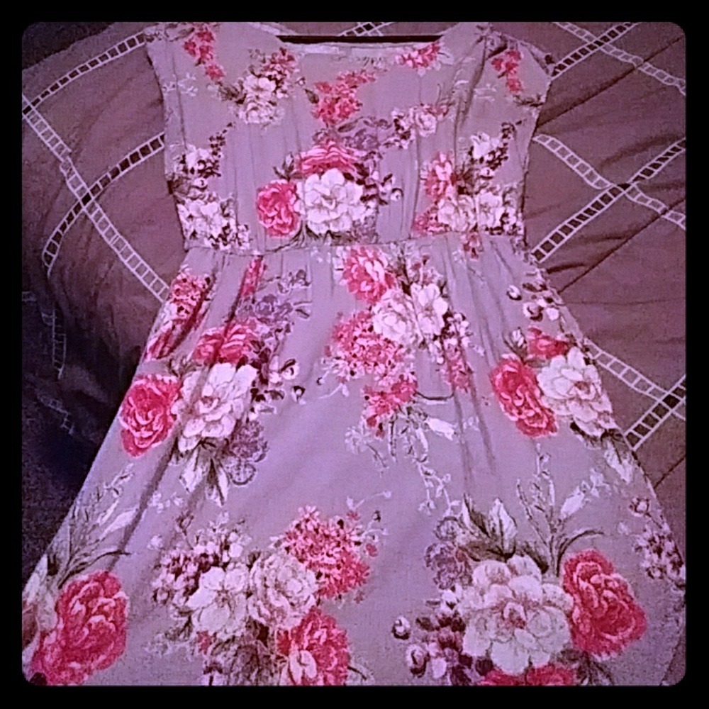 Vintage floral dress